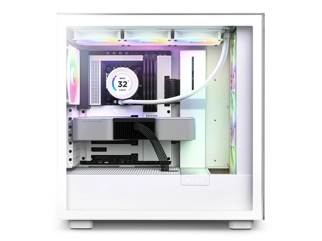 Fehér RGB színes játék számítógépház