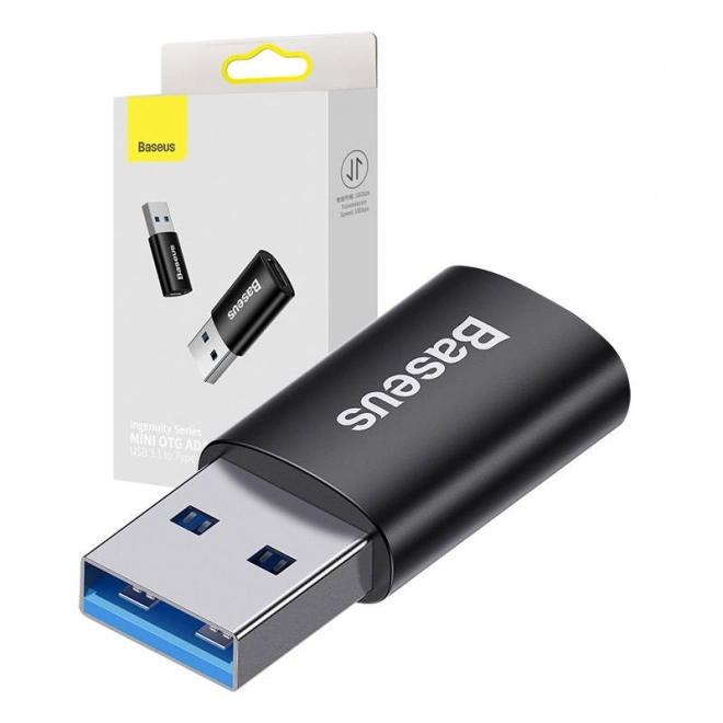 Baseus usb-a usb-c otg adapter - fekete