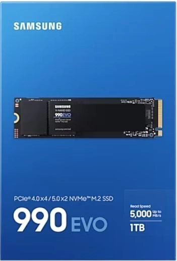 Samsung SSD 1TB 990 EVO Gen4 NVMe