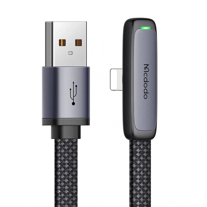 Mcdodo szögletes USB-A – Lightning kábel 1,2 m (fekete)