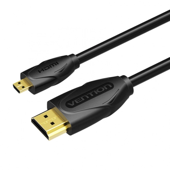 Micro HDMI kábel 1,5m 4K 30Hz fekete