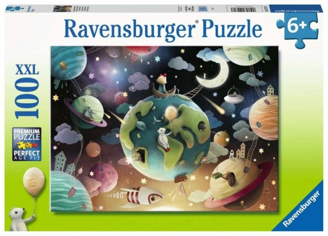 Ravensburger Kozmikus Játszótér Puzzle - 100 Darabos Készlet