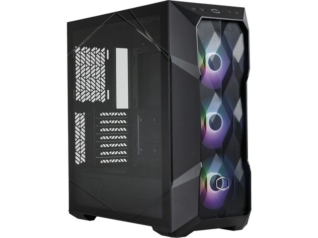 Fekete MasterBox TD500 V2 Mesh ablakos ARGB ház