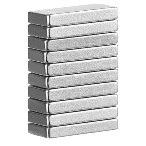 Neodímium mágnes készlet - 10 darab – 1 x 0,5 x 0,1 cm