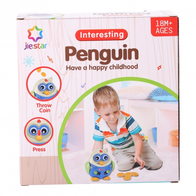 Interaktív Játék Táncoló Pingvin