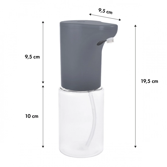 Szürke érintésmentes szappanadagoló 300 ml