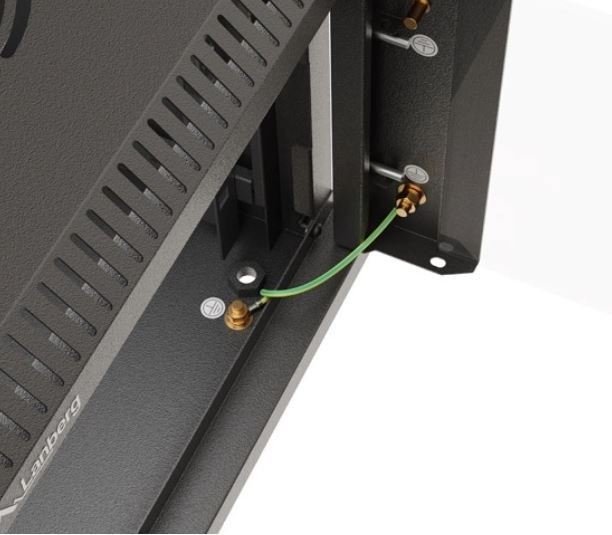 Fali Rack Szerelő Szekrény 4U 300x300 Fekete