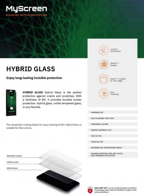 Hibrid üveg védő Samsung A52