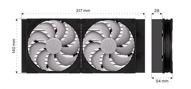 Endorfy navis f280 argb processzorhűtő