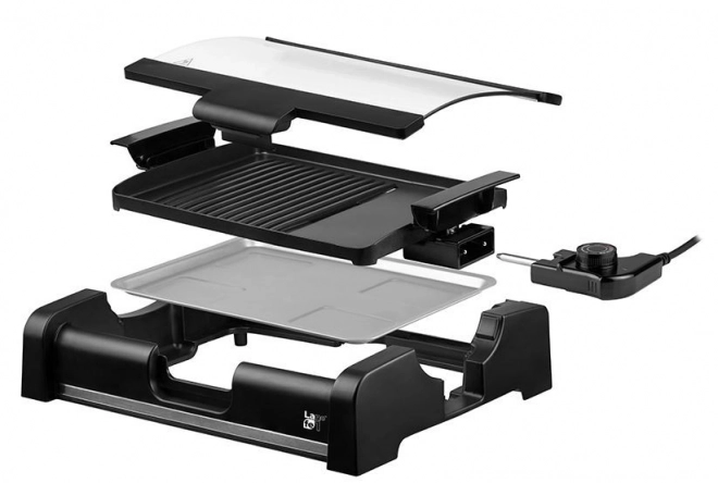 Lafe elektromos grill fedéllel