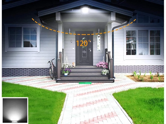 Kültéri LED halogén reflektor 10W 6000K vízálló