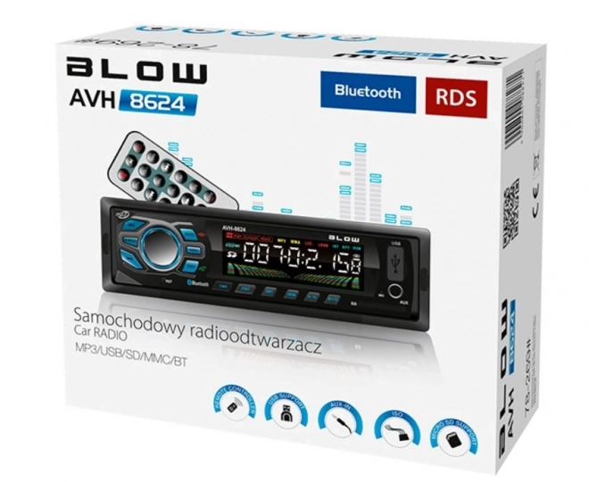 Autós Rádió Bluetooth és MP3 Lejátszóval