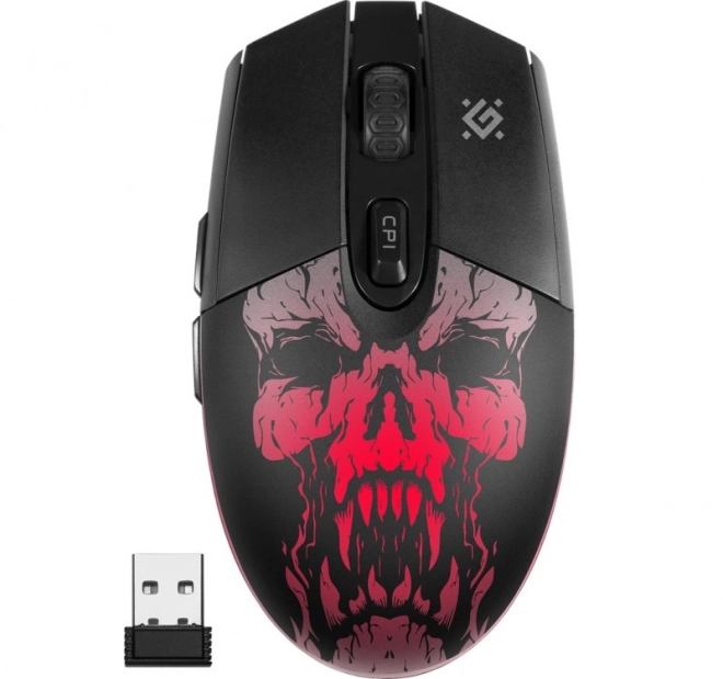 Vezeték nélküli gamer egér vlassal RGB 1600DPI