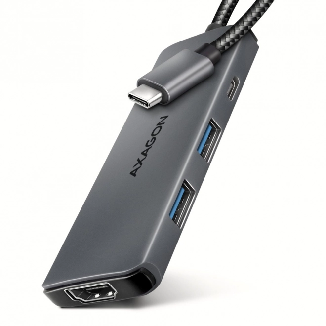 Wieloportos AXAGON USB-C Hub 5 az 1-ben