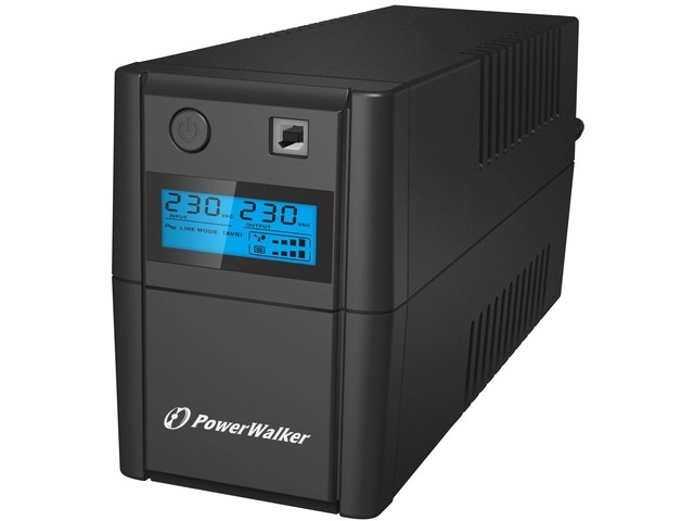 PowerWalker VI 650 SE LCD interaktív UPS 650VA