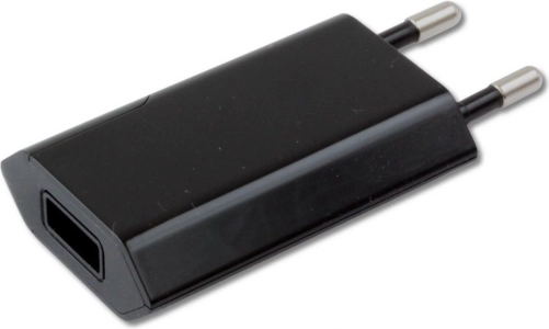 fekete USB töltő 5V 1A