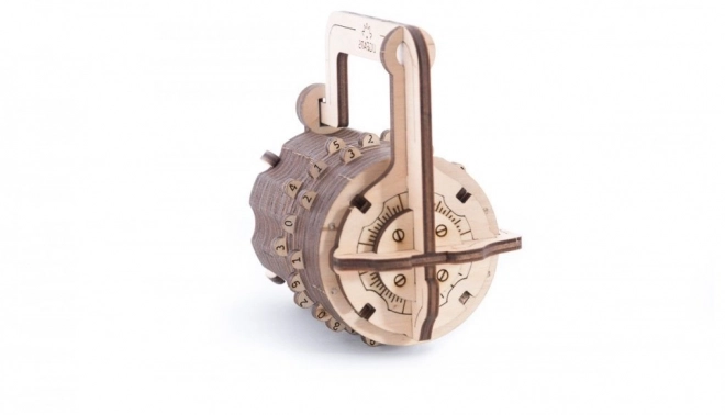 Ugears 3D puzzle számzár 34 darabos