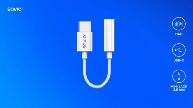 Usb-C átalakító Mini Jack 3,5 mm Xiaomi, Huawei, Oppo kompatibilis