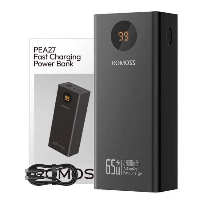 Romoss hordozható töltő PEA27S Pro 27000mAh 65W