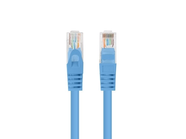 Patchkábel UTP kategória 6, 0,25M, 10 csomag, kék
