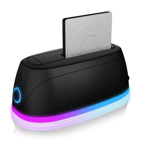 Icy Box elegáns dokkoló állomás SSD/HDD meghajtókhoz USB 3.0 csatlakozással