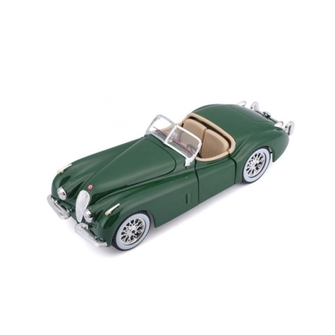 Jaguar XK 120 Roadster modellautó 1951 - zöld