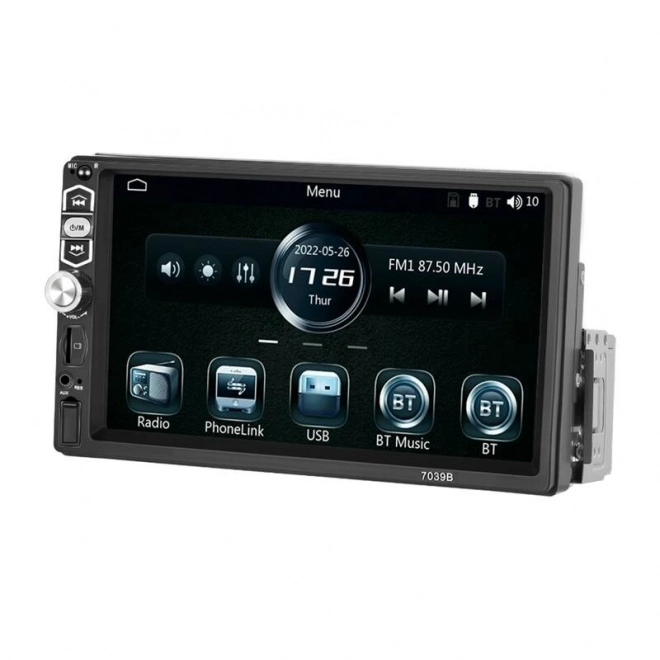 Autós monitor 7,0" Podofo Carplay & Android Auto, Bluetooth 5.1