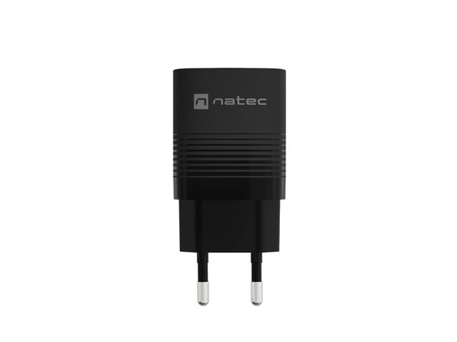 Hálózati töltő Natec Ribera GAN 2 porttal 30W Fekete