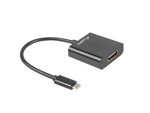 Usb-c - Hdmi adapter 15 cm fekete