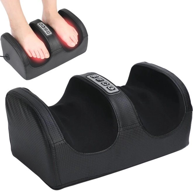 Elektromos shiatsu lábmasszírozó melegítéssel