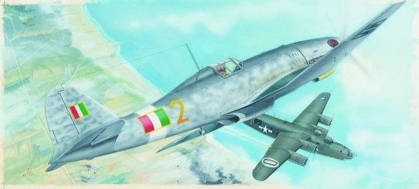 Fiat G.55 repülőgép modell készlet