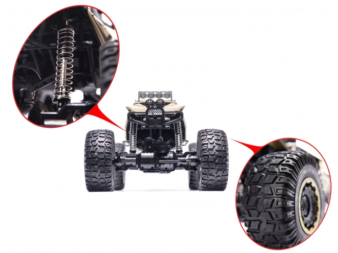 Zlató rc off-road autó 1:8 méretarány – Fekete