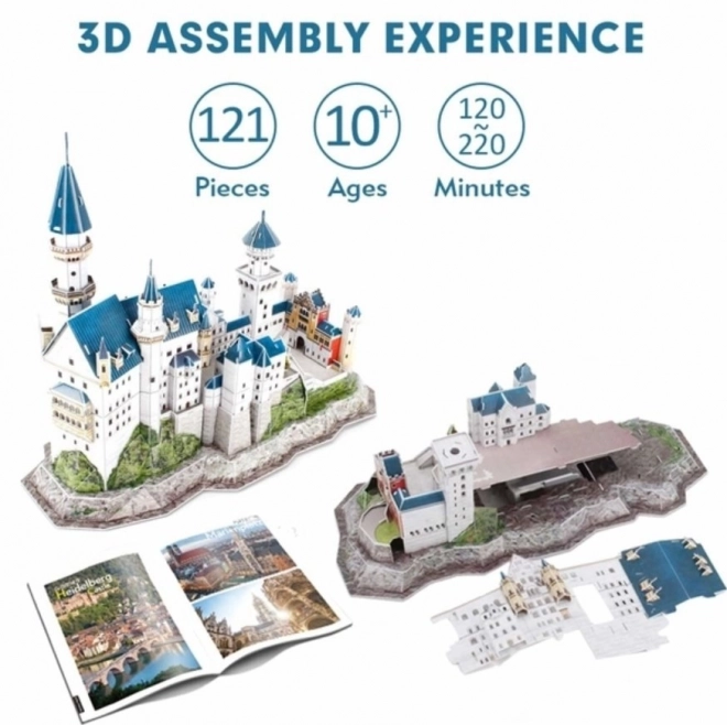 Neuschwanstein kastély 3D puzzle - National Geographic