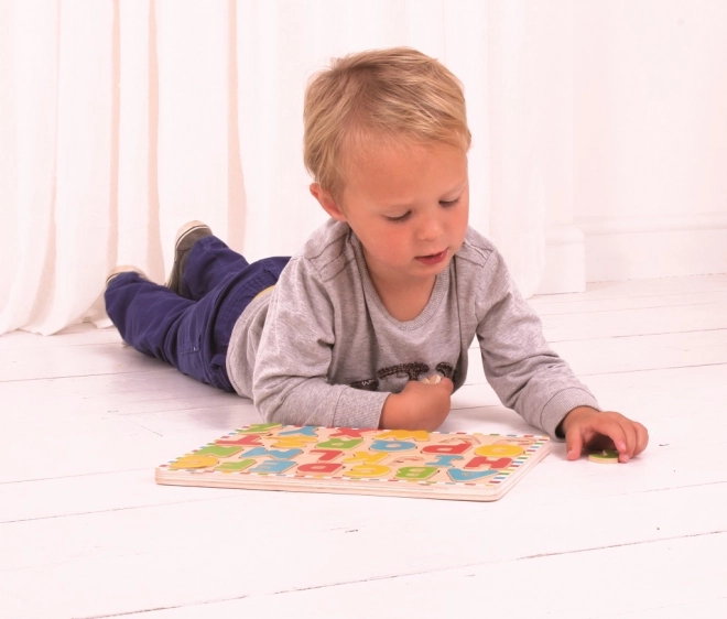 Angol Ábécé Képkártyákkal - Bigjigs Toys