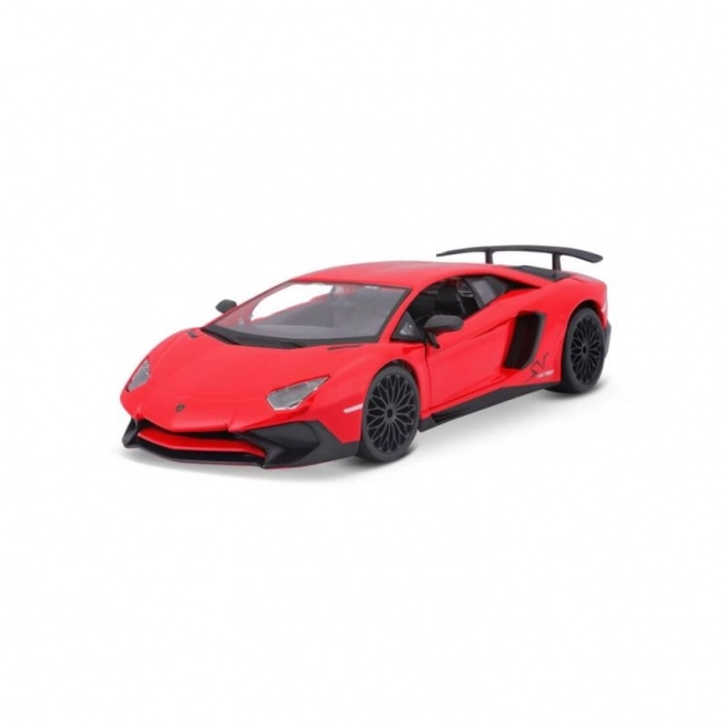 Bburago 1:24 Lamborghini Aventador LP 750-4 SV piros modellautó