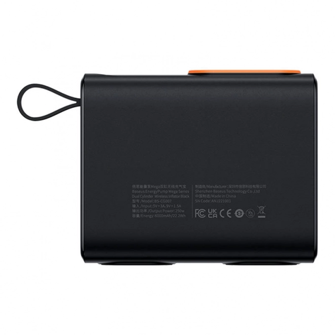 Baseus Mega EnergyPump hordozható kompresszor 6000 mAh-os zseblámpával