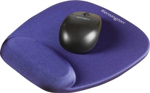 Ergonómikus kék szivacsos egérpad