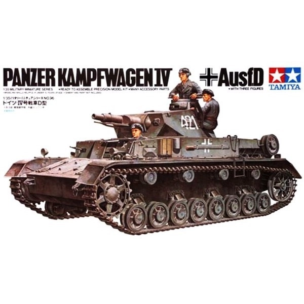 Német Pzkpfw IV harckocsi műanyag modell