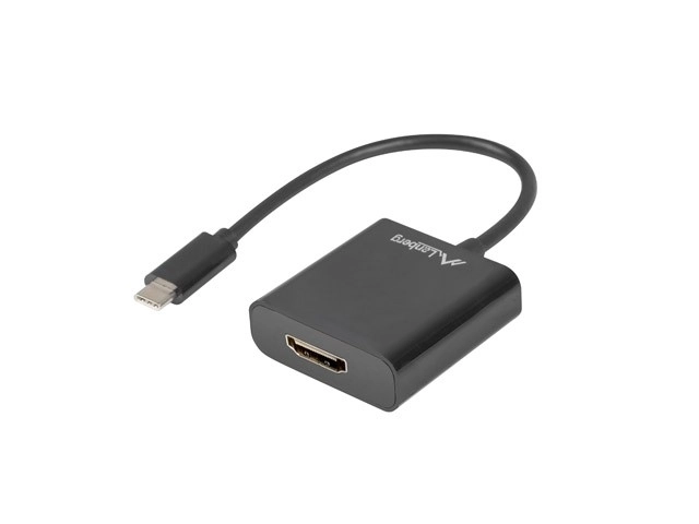 Usb-c - Hdmi adapter 15 cm fekete