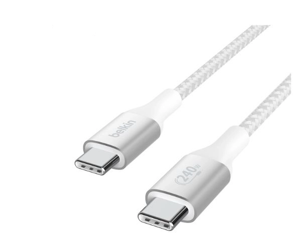 BoostCharge USB-C/USB-C kábel 240W 1m fehér