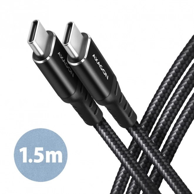 Usb-c usb-c prémium adat- és töltő kábel axagon 1,5m