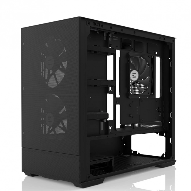 P30 Air mATX Mini Torony Ház ARGB ventilátorokkal fekete
