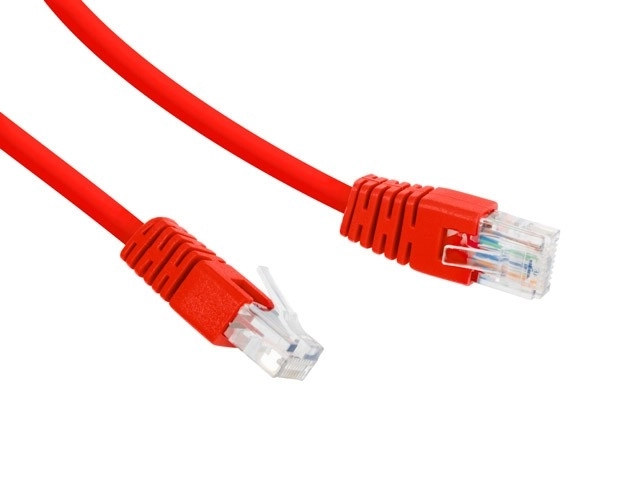 Patch cord Kat.6 UTP vörös 3m