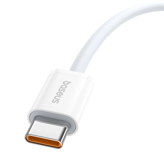 baseus superior kábel 100W USB-C - USB-C, 2m fehér