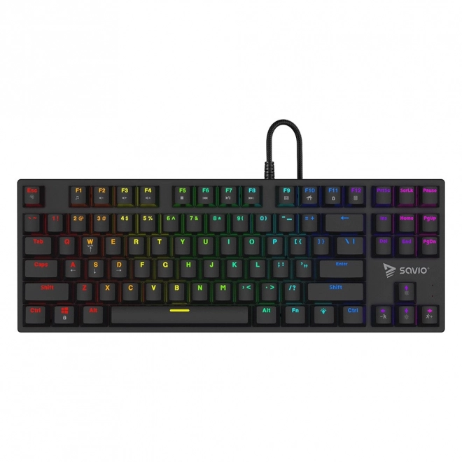 Mechanikus billentyűzet Savio Tempest X2 RGB Outemu Brown