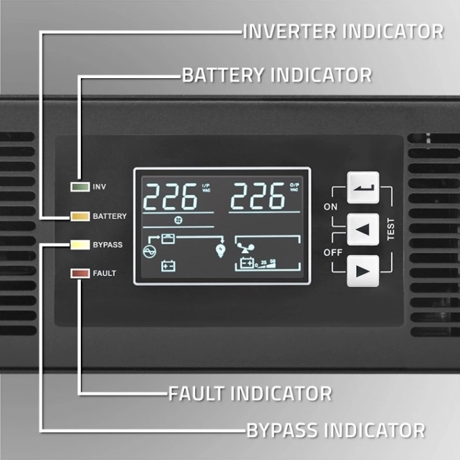 Qoltec Rack UPS 2kVA Online