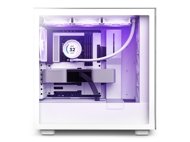 Fehér RGB színes játék számítógépház