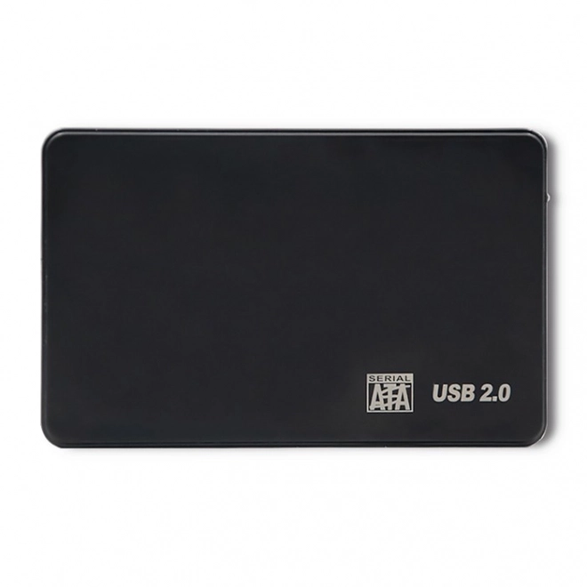 Fekete HDD/SSD Tárolóház 2.5 SATA3 USB 2.0