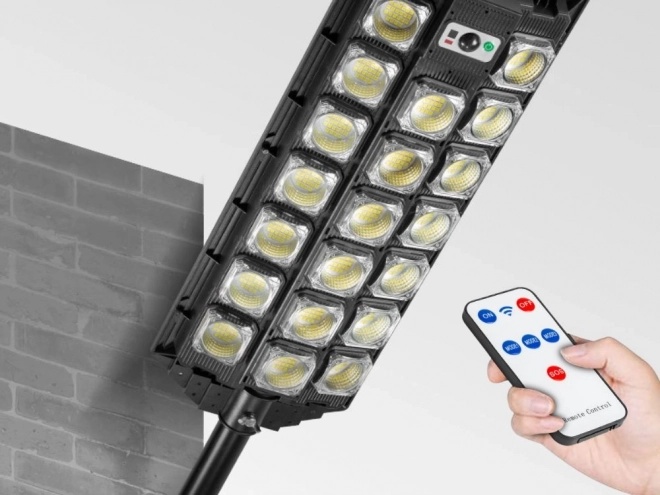 Napelemes LED utcai lámpa távirányítóval