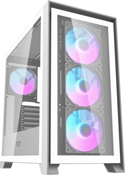 Darkflash DRX90 glass fehér PC-ház